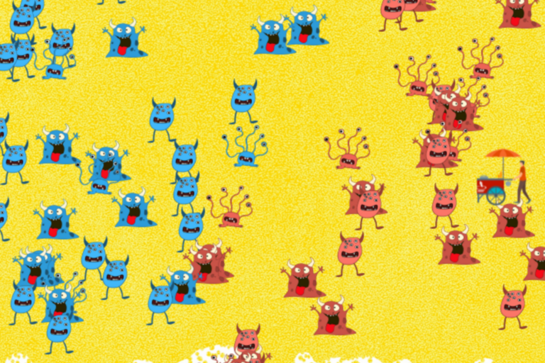 Dekoratives Bild der Kachel 'Nash-Gleichgewicht'