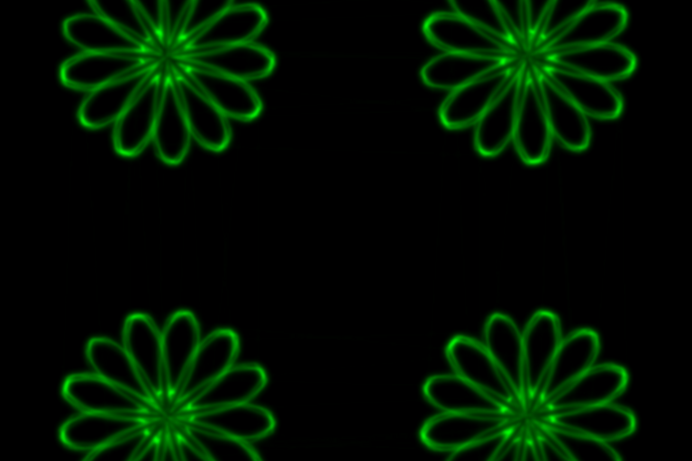 Dekoratives Bild der Kachel 'Oszilloskop-Musik'