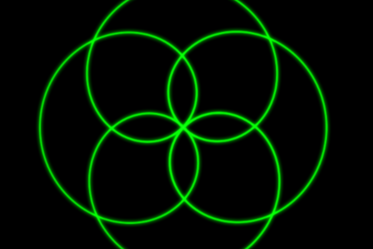 Dekoratives Bild der Kachel 'Oszilloskop-Musik deutsch'